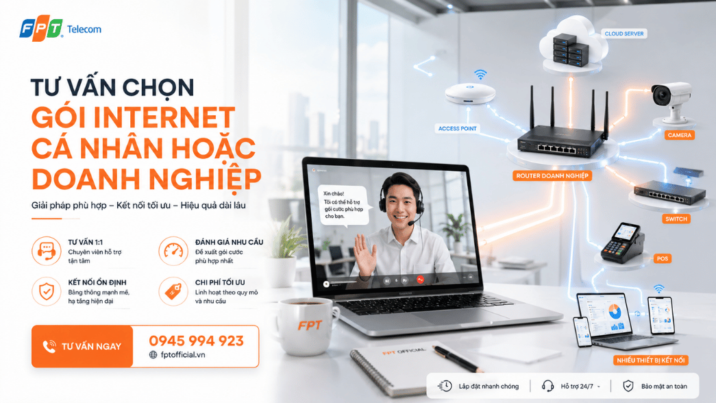 Gói Internet Doanh Nghiệp Khác Gì Gói Cá Nhân? 5 Tư Vấn Gói Internet Theo Mô Hình Sử Dụng